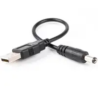 Câble d'alimentation USB vers DC5521 5.5/2.1, adaptateur USB, tension 5V, pour DLINK ADSL WiFi AP