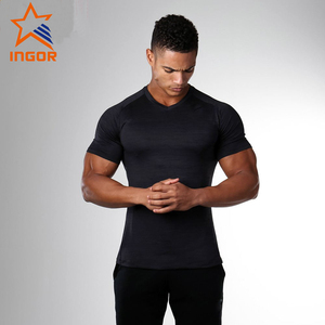 Özel eğitim kas Fit <span class=keywords><strong>T</strong></span> gömlek Mens <span class=keywords><strong>T</strong></span> <span class=keywords><strong>Shirt</strong></span> siyah spor giyim erkek kısa kollu <span class=keywords><strong>T</strong></span> gömlek - Product Image 3