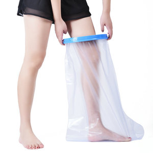 Protège-plâtre imperméable en PVC/TPU désinfectant à l'ozone pour la douche des membres inférieurs (jambe/pied) - Product Image 2