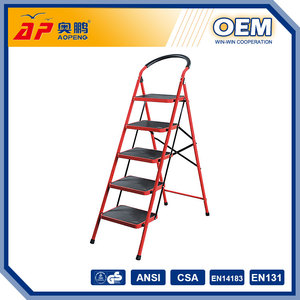 <span class=keywords><strong>Échelle</strong></span> pliante en acier Aopeng à 5 marches avec pieds antidérapants, <span class=keywords><strong>échelle</strong></span> domestique pour cuisine, entrepôt, <span class=keywords><strong>bibliothèque</strong></span> - Product Image 2