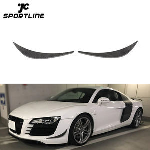 Ailerons avant en fibre de carbone JC <span class=keywords><strong>Sportline</strong></span> R8 pour pare-chocs de voiture Audi R8 V8 V10 09-15 - Product Image 1