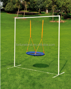 Altalena a Nido Rotonda in Metallo per Bambini FORTUNE LAND con Logo Personalizzato - Product Image 5