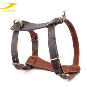 Potongan harga fashion unik kualitas tinggi kulit asli tali kekang anjing peliharaan - Product Image 1