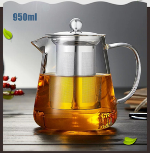 Жаропрочный боросиликатный огнестойкий стеклянный чайник - Product Image 2