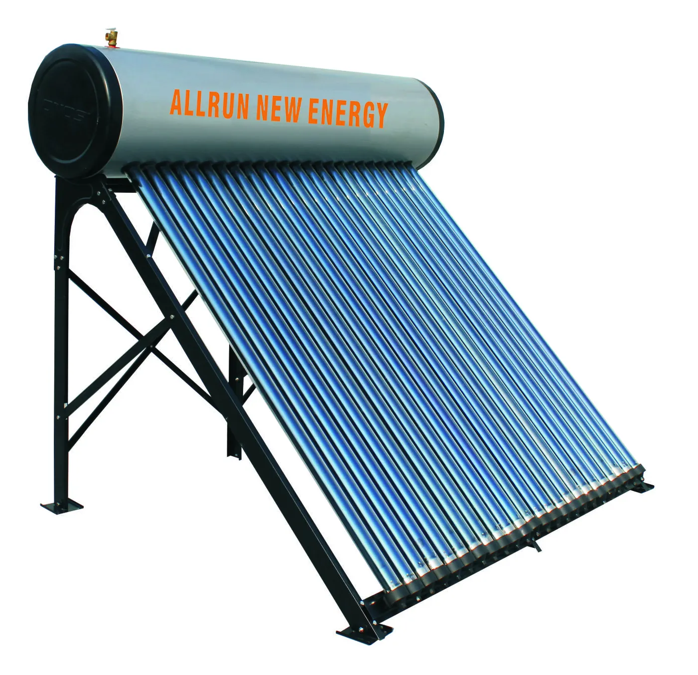 100L 150L 200L 250L 300L 500L non-pressurizzato riscaldatore di acqua calda solare anche chiamato tubo a vuoto riscaldatore di acqua solare sistema di