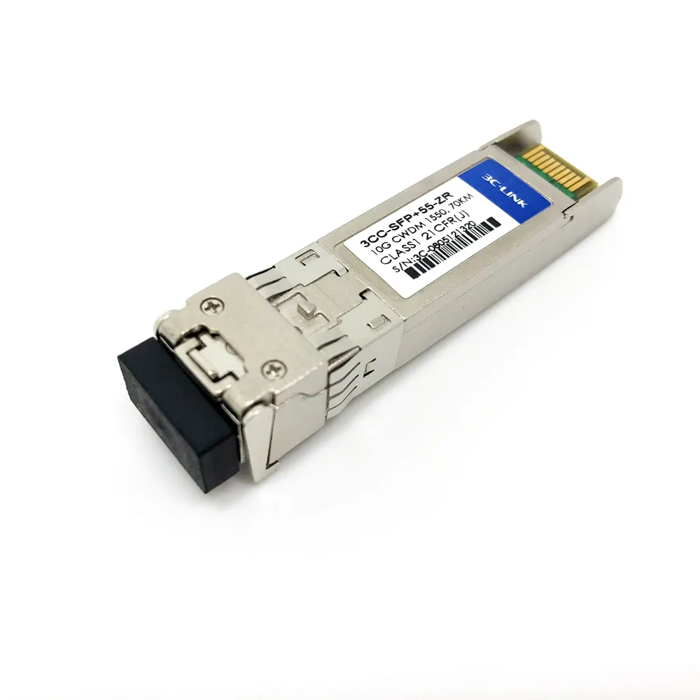 3c-link 10g cwdm/dwdm sfp + zr transmissor óptico 10g sfp 80km