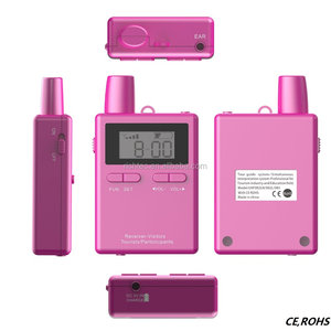 Tipo de mano FM Radio precio transmisor 800-863 MHz Frecuencia con auricular y microphine - Product Image 3