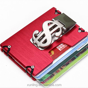 Mens RFID <strong>Metal</strong> <strong>Wallet</strong> Credit Card Holder Money Clip Slim Aluminum <strong>Wallet</strong> - Product Image 4