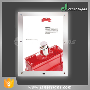 Chất lượng cao mỏng quảng cáo hộp đèn ma thuật gương thiết kế pha lê - Product Image 4