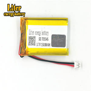 Stecker <span class=keywords><strong>2</strong></span>,0-<span class=keywords><strong>2</strong></span> P 3,7 V 703545 1500 mah fabrik hohe qualität lithium-polymer li-ion akku lipo batterie - Product Image 2