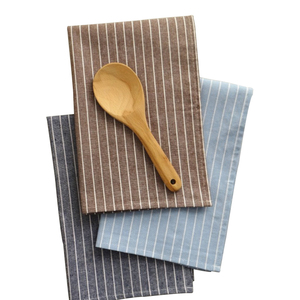 Internat ionale beliebte Baumwolle Leinen Kunst gestreifte Tischset Home Serviette - Product Image 1