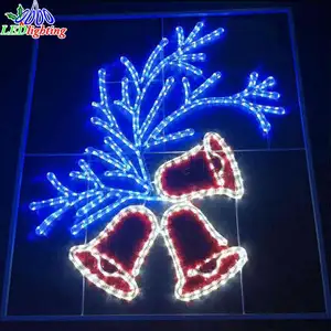 Silhuetas de natal LEVOU Luzes Da Corda decoração luzes ao ar livre comercial