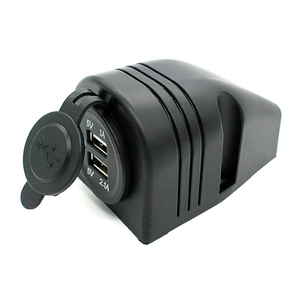 CHSKY Impermeabile Dual USB 5V 3.1A Moto Caricabatteria Da Auto <span class=keywords><strong>Adattatore</strong></span> di Alimentazione <span class=keywords><strong>Presa</strong></span> <span class=keywords><strong>Accendisigari</strong></span> per il Telefono Mobile Accessori Auto - Product Image 6