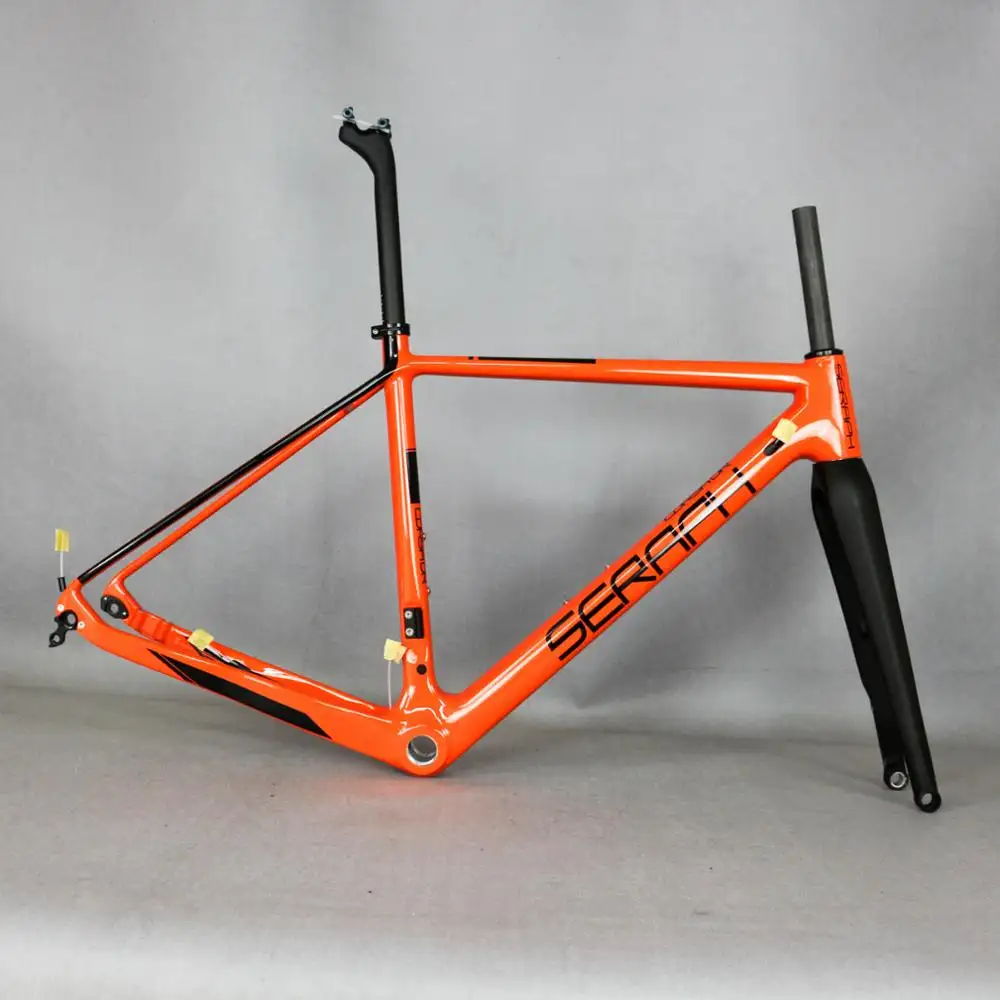 China Wholesale Disc Cyclocross Road Bicycle Parts Carbon GravalバイクFrame