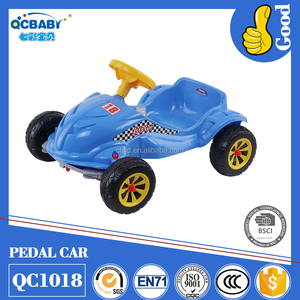 Coche de pedales para niños azules - Product Image 1