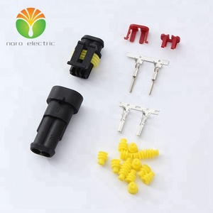 לנגרן 2-פין זכר עמיד למים מחברים DJ7021-1.5-11/te 282104-1 pa66 + חומר Gf iatf16949 מוסמך פרמיה מוסמך - Product Image 2