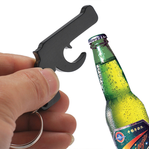 Großhandel Custom Metal Shotgun Pistole Schlüssel bund Flaschen öffner Bier pistole geformt Geschenk Schlüssel bund - Product Image 6