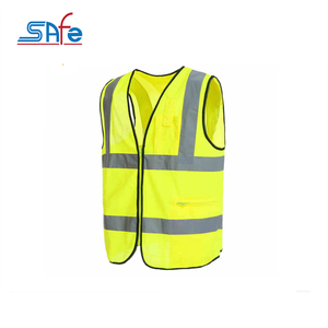 100% polyester meilleur prix sécurité salut vis fluorescent tissu pour gilet de sécurité