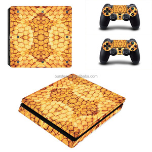 Đặc Biệt Thiết Kế Vinyl <span class=keywords><strong>Sticker</strong></span> Cho <span class=keywords><strong>PS4</strong></span> Mỏng Giao Diện Điều Khiển Decal Da Cho PlayStation 4 Mỏng - Product Image 2