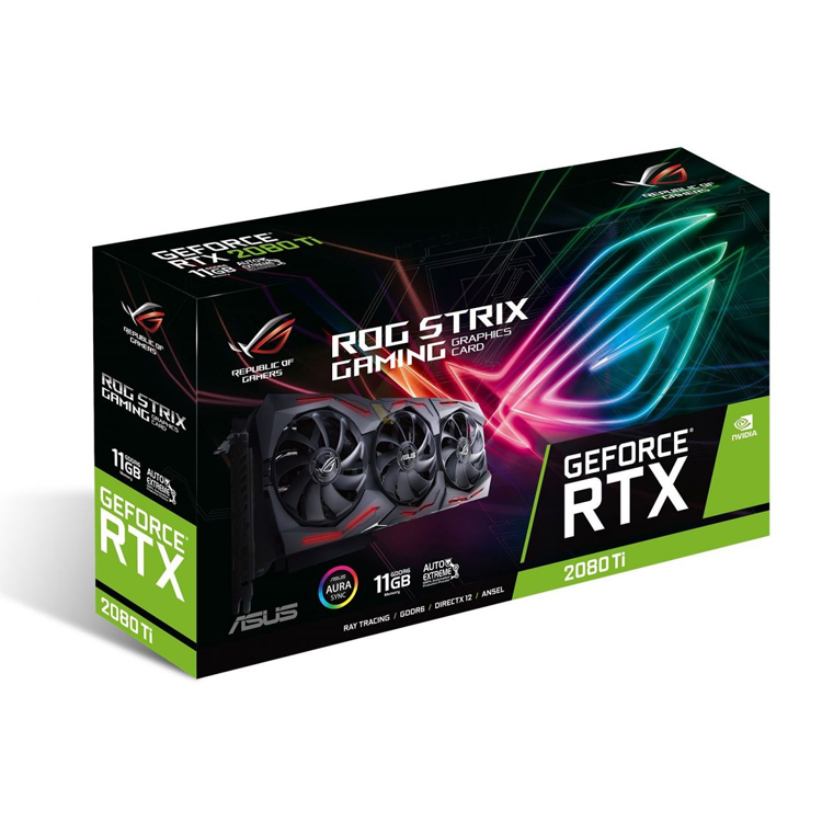 Tarjeta gráfica usada ASUS ROG Strix GeForce RTX 2080 Ti 11GB GDDR6