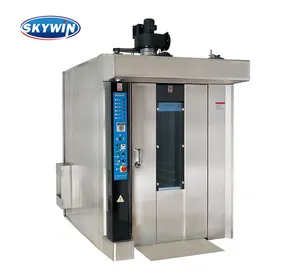 Skywin-horno giratorio de Gas o eléctrico para hornear, 32 bandejas, precio de China para galletas de galleta