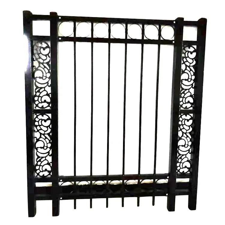 Лидер продаж, современный металлический забор для домашнего использования, кованые железные ворота