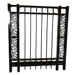 Hot Sale Modern Home Use Metal Fence Wrought Iron Gate Design