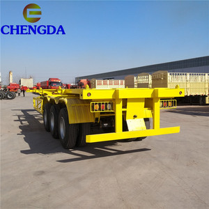 CIMC Chất Lượng Chengda Thương Hiệu 40ft Tri-trục Container Skeleton Semitrailer Trong Xe Tải Bán Trailer - Product Image 6