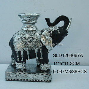 Bougeoirs éléphant en résine pour hommes, idée cadeaux - Product Image 5