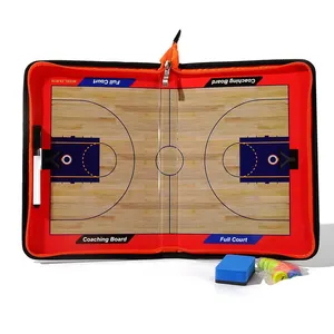 Trainings ausrüstung Magnetic Coach Board für Basketball mit Reiß verschluss