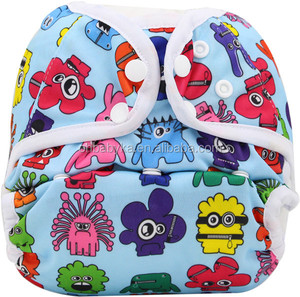 Ohbabyka-pañales de tela modernos y coloridos, tamaño ajustable, reutilizables, venta al por mayor - Product Image 4
