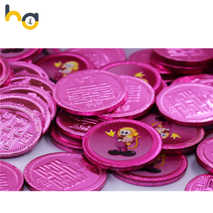 컬러 골드 알루미늄 호일 8011 동전 달걀 모양 초콜릿 포장 - Product Image 3