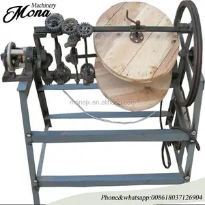 Farm use small Straw Rope Spinning Machine, rice straw rope making machine