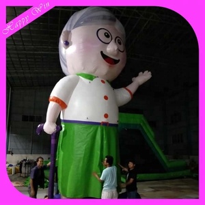 定制广告充气奶奶，老妇人卡通/充气人物卡通 - Product Image 2