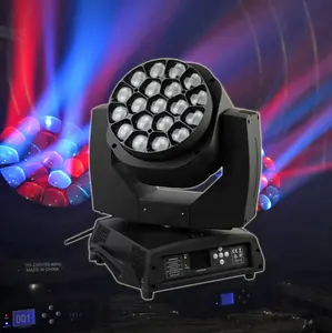 L-74 di argilla paky 19x15w beam wash b bee eye k10 a testa mobile a led luce del palco DJ luci da discoteca