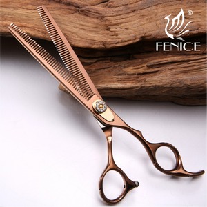 Bán Buôn Răng Mỏng Kéo Pet Chải Chuốt Kéo Titan 7.0 Inch Double Side 2020 Giá Rẻ - Product Image 3