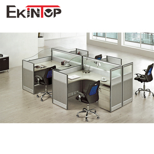 Ekinop أثاث المكاتب العرض ، مكتب العمل مكتب لؤلؤة بيضاء + الببغاء الأخضر ، ومكاتب مكتب تصميم الأثاث - Product Image 3