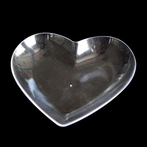 Plato suave con forma de corazón para postre, plato transparente para postre - Product Image 5