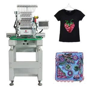 sequin setting sequin beads embroidery machine