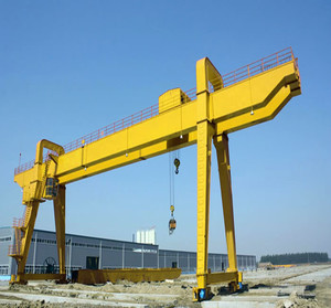 קורת כפולה מיכל מעלית gantry מנוף עם נייד חיצוני עגלת 10T 125T טון המחיר הטוב ביותר - Product Image 4