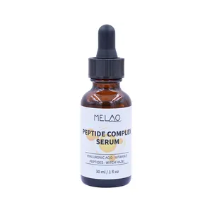 Hot Selling Custom Melao Skin Care Product Natural Organic Fade Out Fine Line Collagen Blue Copper Peptide 6 Complex Serum