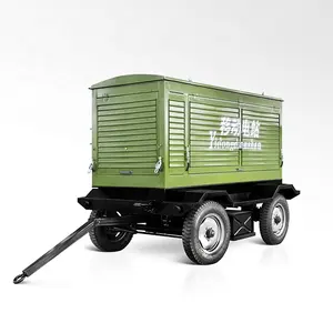 Small Power three phase 20kw 30kw 40kw diesel generator mobile trailer