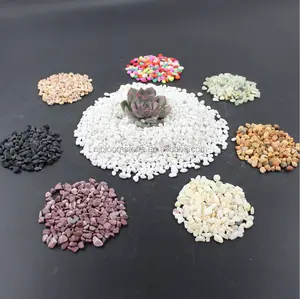 Factory Supply decorative natural colored stone gravel for garden mixed gravels for landscaping