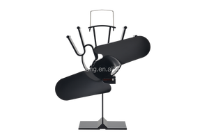HL-800b Nouvelle Arrivée De Chaleur Alimenté <span class=keywords><strong>Autonome</strong></span> Noir Lames <span class=keywords><strong>Ventilateur</strong></span> Pour Poêle À Bois - Product Image 2