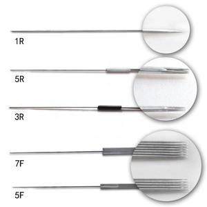 BLマイクロブレード滅菌使い捨てタトゥーニードル1R 3R 5R 5F 7Fパーマネントメイクアップマシン用 - Product Image 1