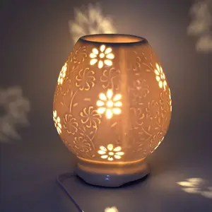 Keramik Aroma Pembakar Minyak Modern Keramik Aroma Lampu dengan Steker Listrik untuk Dekorasi Rumah