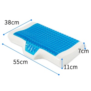 Aanpasbare Kleur Vlinder Ergonomische Traagschuim <span class=keywords><strong>Gel</strong></span> Nek Kussen Gezonde Slaap <span class=keywords><strong>Cool</strong></span> Bed Kussens Direct Van Fabriek-Oem Odm - Product Image 4