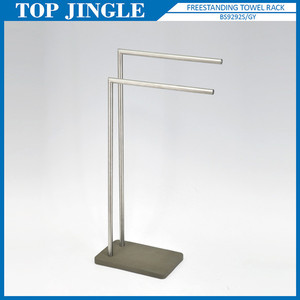 Double 7 Shape Metal Vertical Towel Hanging Rack - Product Image 4