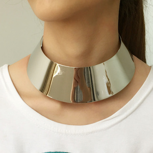 Tutto il Metallo Coppie Punk Del Choker Per Le Donne di Grandi set di Gioielli Maxi <span class=keywords><strong>Collana</strong></span> di Dichiarazione Del Collare - Product Image 4
