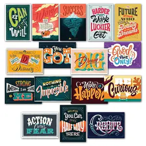 Inspirational Classroom Posters - Full Color Motivational Quotes for Students - Teacher Classroom Decorations